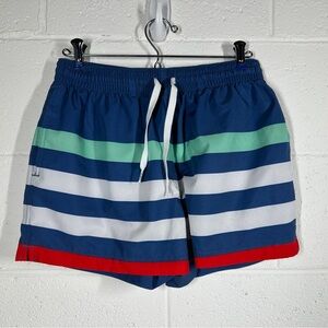 Chubbies Me Likey The Stripey Classic Swim Trunks Men's Medium 4” inseam